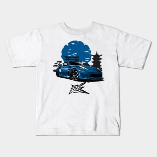 nissan 370z blue Kids T-Shirt